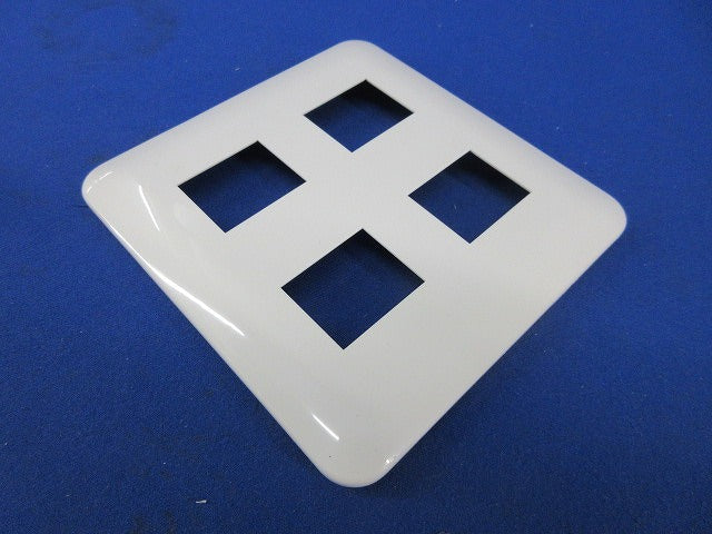 コンセントプレート4コ用(10枚入)(ホワイト) WTF7004