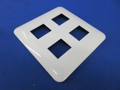 コンセントプレート4コ用(10枚入)(ホワイト) WTF7004