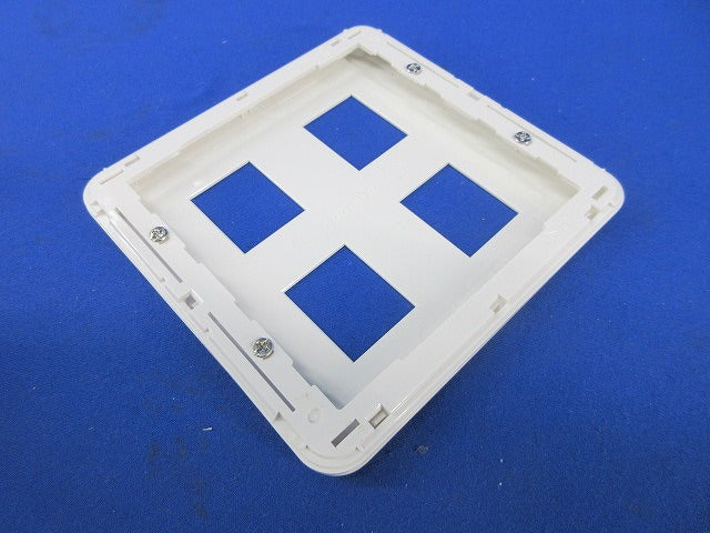 コンセントプレート4コ用(10枚入)(ホワイト) WTF7004