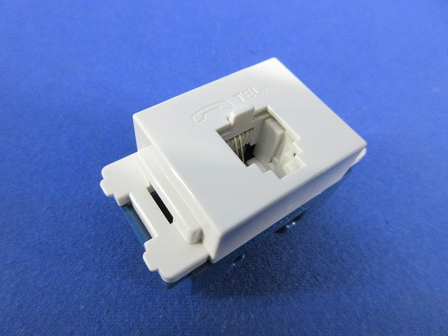 埋込テレホンモジュラジャック6極2心(6個入)(ホワイト) WNT15629W