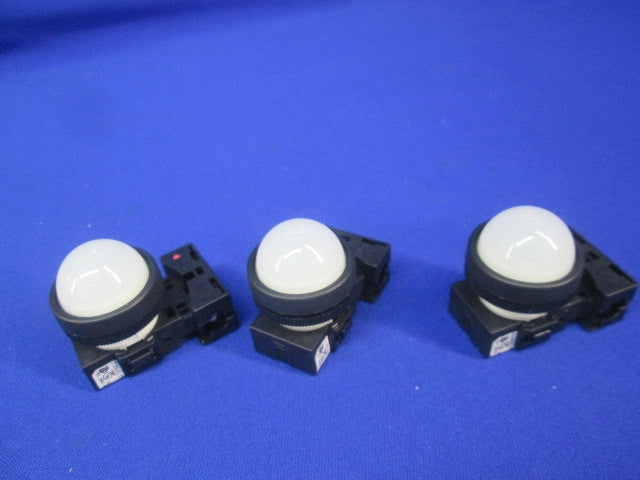φ22コマンドスイッチ表示灯セット(混在4個入)(ホワイト) DR22DOL-E9他