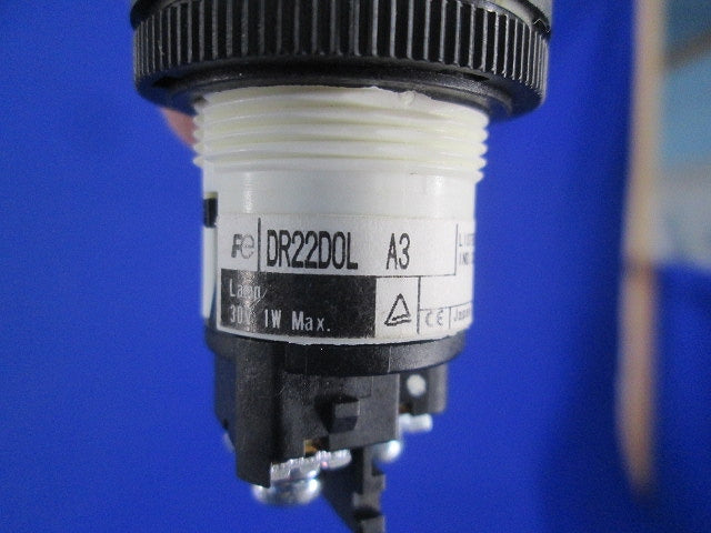 φ22コマンドスイッチ表示灯セット(混在4個入)(ホワイト) DR22DOL-E9他