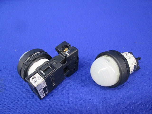 φ22コマンドスイッチ表示灯セット(混在4個入)(ホワイト) DR22DOL-E9他