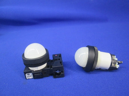 φ22コマンドスイッチ表示灯セット(混在4個入)(ホワイト) DR22DOL-E9他