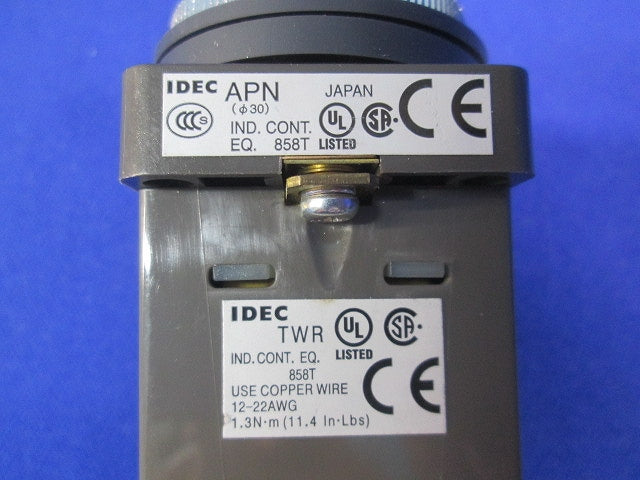 φ30丸形パイロットランプ(ホワイト) APN+TWR