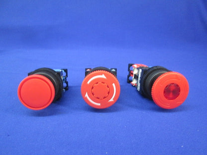 φ30非常停止押ボタンスイッチセット(混在3個入) AR30V0L他