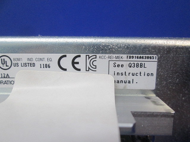 MELSEC-Q シーケンサ ベースユニット(カバー付)(ジャンク品) Q38BL+QG69L