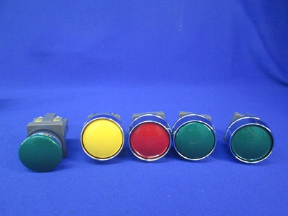 φ30押ボタンスイッチセット(混在5個入)(キズ有) ABN