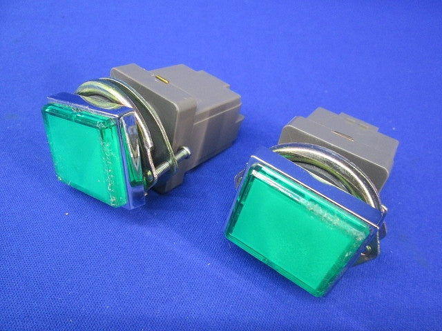 φ30パイロットライトセット(長角形)(混在3個入)(キズ有) 型番不明