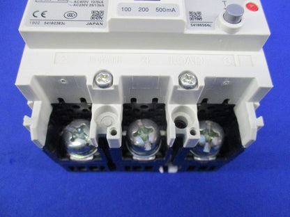電動機保護用漏電遮断器3P100A EW100EAM-3P100