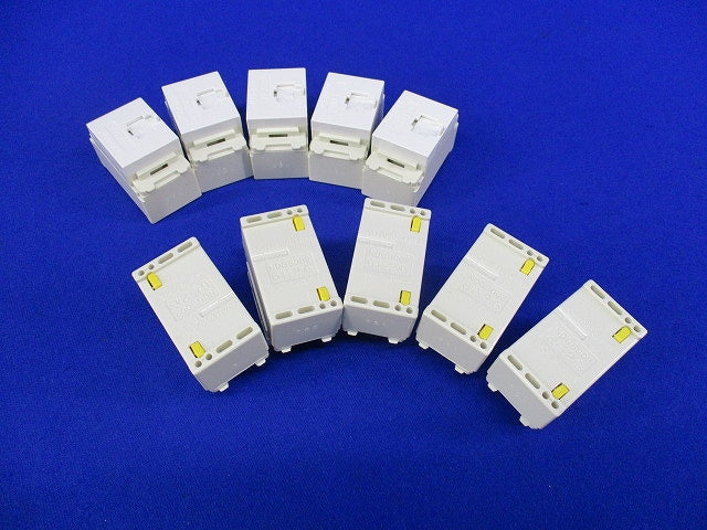 モジュラーコンセント(10個入)(ニューホワイト)(汚れ有) NDG8002