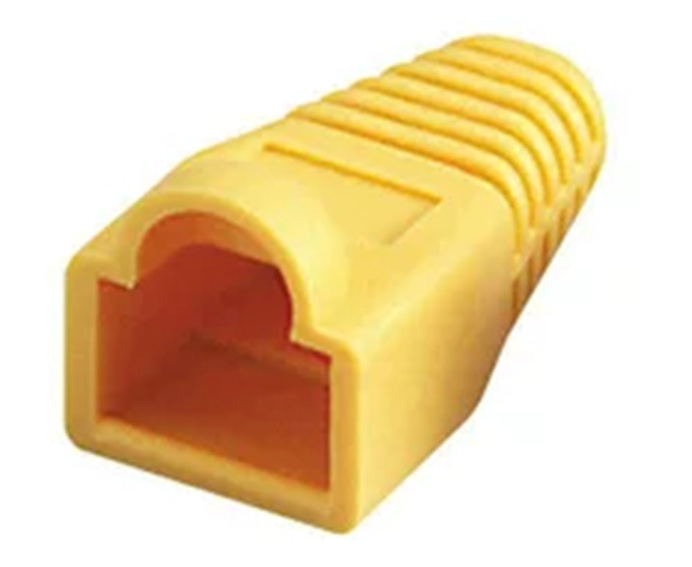 モジュラープラグカバー 黄 30個入 MJC-8YL-30