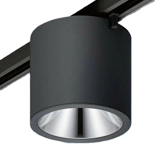 小型シーリングライト 配線ダクト用 LED200形 銀色鏡面反射板/ブラック 5000K NCN29310SLE1