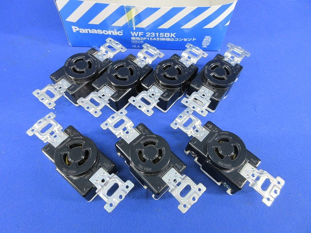 引掛埋込コンセント(7個入)ブラック WF2315K