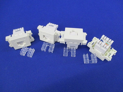 ＬＡＮ用モジュラーコンセントCAT5(4個入)(ニューホワイト) NDG8058