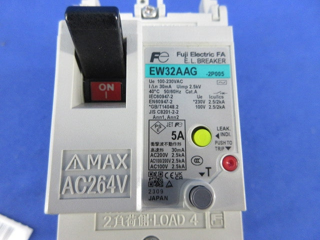 一般配線用漏電遮断器2P5A EW32AAG-2P005