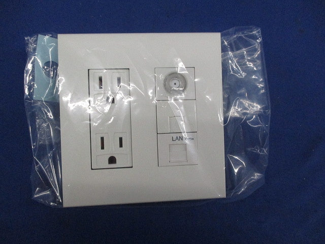 マルチメディア用コンセント(ピュアホワイト) SU7F2S他