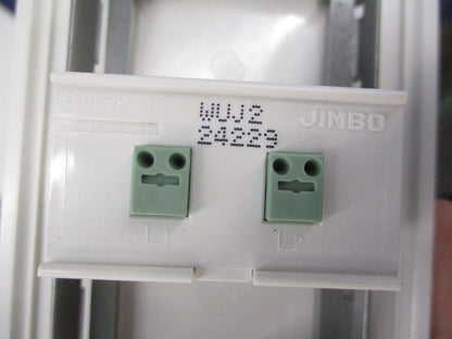 埋込モジュラージャック(取付枠・プレート付)(5組入)(ピュアホワイト) WUJ2他