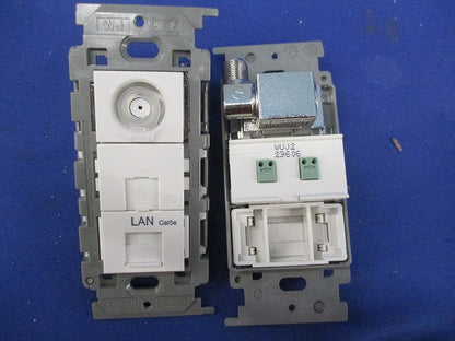 マルチメディアコンセントセット(5セット入)(ピュアホワイト) AV-U2S7L他