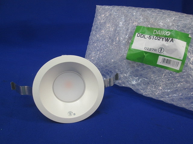 LEDダウンライト φ100 (電球色) DDL-5102YWA