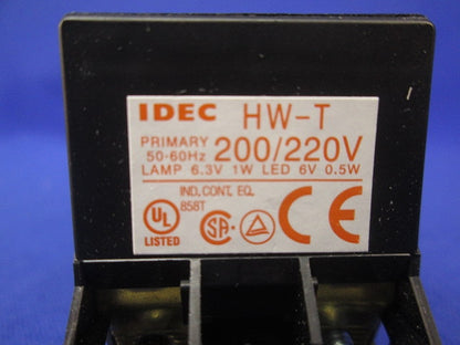 照光押ボタンスイッチφ25 ALS+HW-T