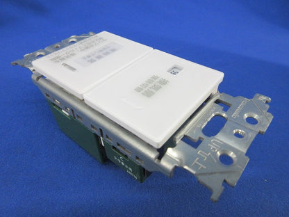 埋込電子常時換気スイッチ(マットホワイト) WTA53218W