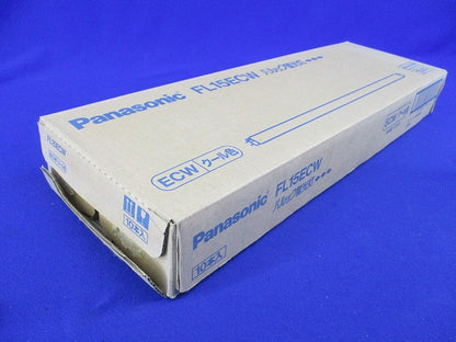 パルック蛍光灯 直管・スタータ形(クール色)(10本入)(ダンボールはがれ有) FL15ECW