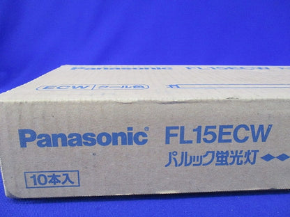 パルック蛍光灯 直管・スタータ形(クール色)(10本入) FL15ECW