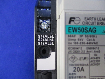 サーキットブレーカ 3P20A EW50SAG-3P020