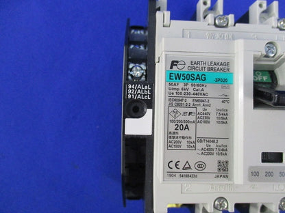 サーキットブレーカ 3P20A EW50SAG-3P020