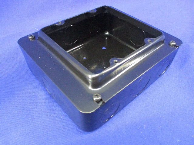 ブラックスイッチボックス2個用カバー付(2個入)(キズ・汚れ有) SB2B