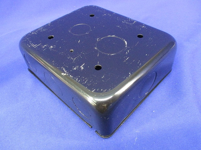 ブラックスイッチボックス2個用カバー付(2個入)(キズ・汚れ有) SB2B