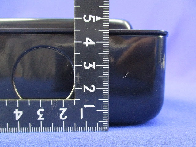 ブラックスイッチボックス2個用カバー付(2個入)(キズ・汚れ有) SB2B