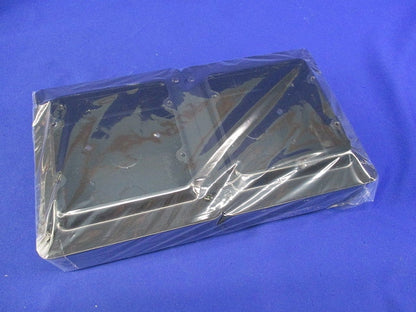 ブラックスイッチボックス2個用カバー付(2個入)(キズ・汚れ有) SB2B