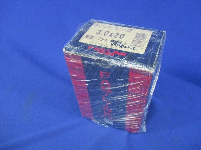 プレミアム軽天ビス ユニクロ ラッパ頭(850本以上入) 3.0×20