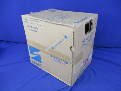 LAN用ツイストペアケーブル0.5mm×4P 300m(桃)(新品未開梱) SKLAN-Cat.5e