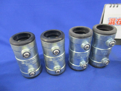 厚鋼ねじなし防水型カップリング・コネクターセット(サイズE28)(混在6個入)(キズ・汚れ有) 型番不明