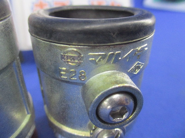 厚鋼ねじなし防水型カップリング・コネクターセット(サイズE28)(混在6個入)(キズ・汚れ有) 型番不明