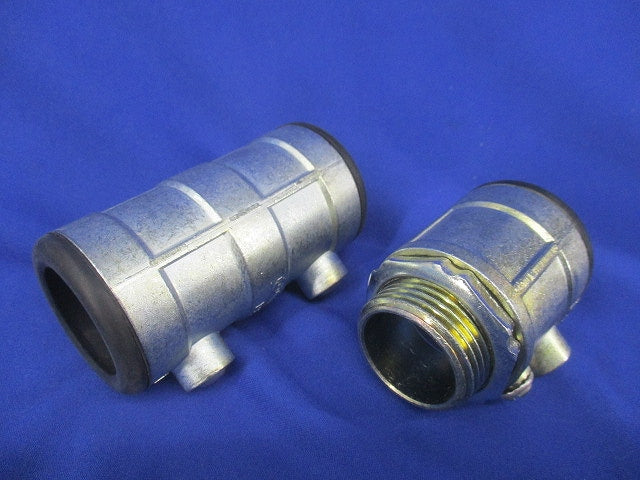 厚鋼ねじなし防水型カップリング・コネクターセット(サイズE28)(混在6個入)(キズ・汚れ有) 型番不明