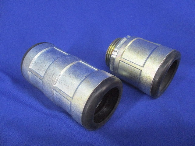 厚鋼ねじなし防水型カップリング・コネクターセット(サイズE28)(混在6個入)(キズ・汚れ有) 型番不明