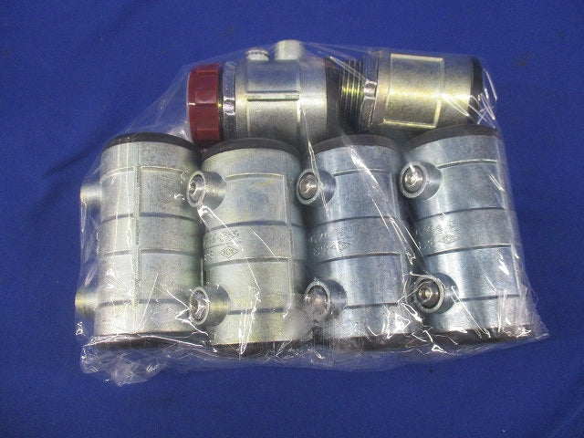 厚鋼ねじなし防水型カップリング・コネクターセット(サイズE28)(混在6個入)(キズ・汚れ有) 型番不明