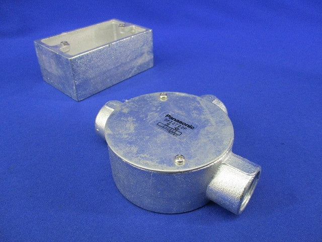 丸形露出ボックス・露出スイッチボックスセット(混在2個入) DFZ2722P他