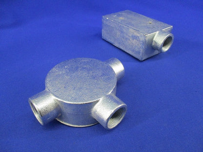 丸形露出ボックス・露出スイッチボックスセット(混在2個入) DFZ2722P他