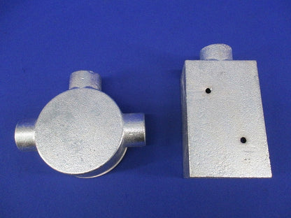 丸形露出ボックス・露出スイッチボックスセット(混在2個入) DFZ2722P他