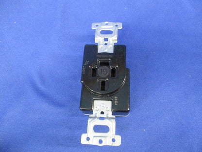 接地3P15A埋込コンセント(5個入)(ブラック) WF1415BK