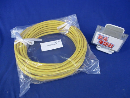 Cat6A プラグ付UTPパッチコード 15m(黄)(新品未開封) 4TPCC6A-B15B-P