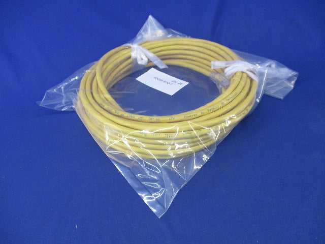 Cat6A プラグ付UTPパッチコード 15m(黄)(新品未開封) 4TPCC6A-B15B-P