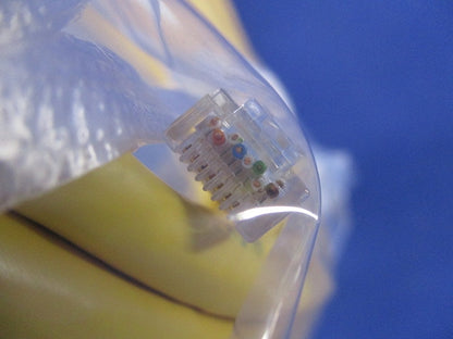 Cat6A プラグ付UTPパッチコード 15m(黄)(新品未開封) 4TPCC6A-B15B-P