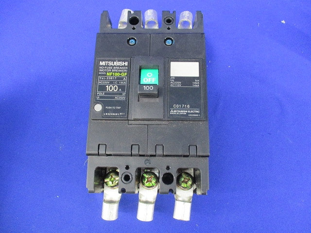 ノーヒューズブレーカ 3P100A NF100-GF