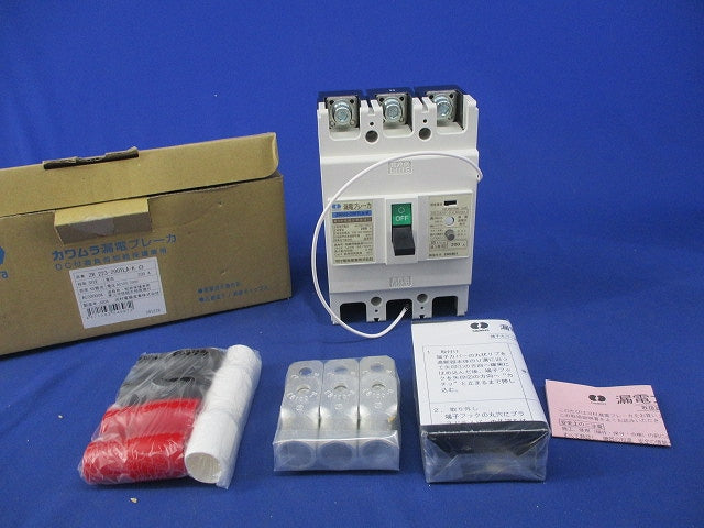 漏電ブレーカ3P2E200A(単3中性線欠相保護付)(ホワイト) ZR223-200TLA-KA 白